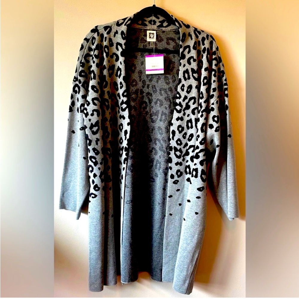 Long cardigan sweater by Anne Klein. Brand new. Size 1X